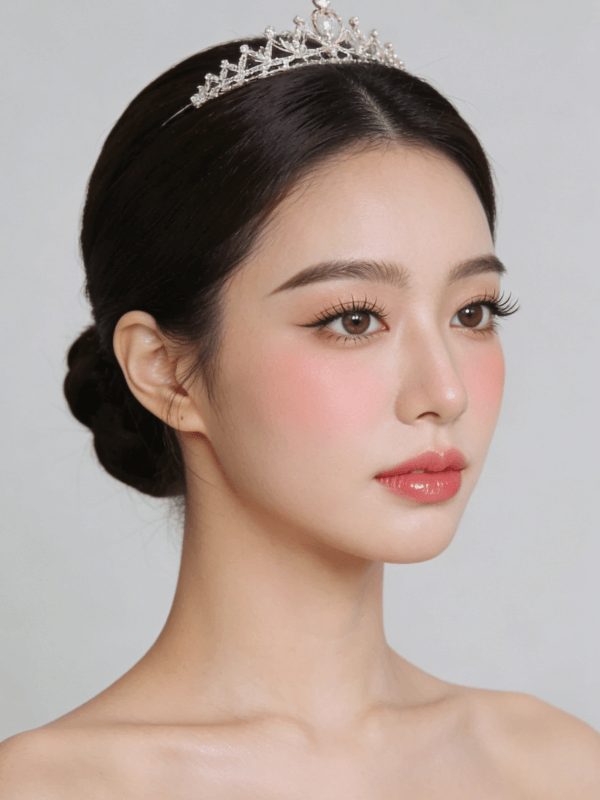 韩式温婉风新娘妆造