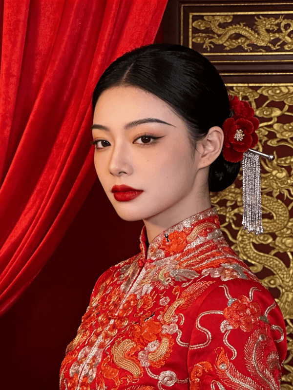 复古中式风新娘妆造